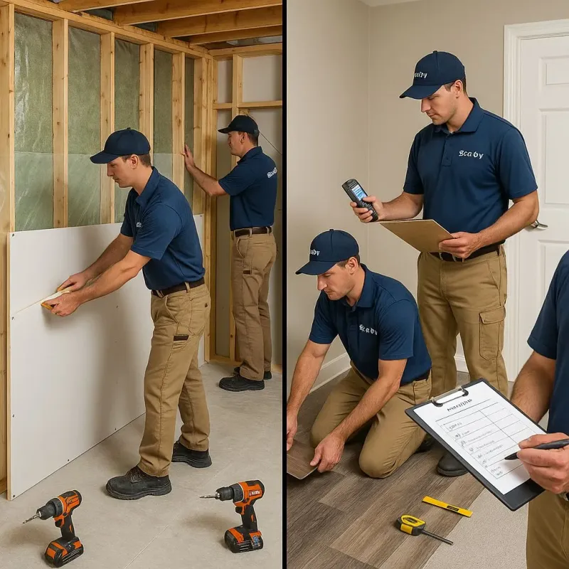 Repairs and Reconstruction process in Spring, TX